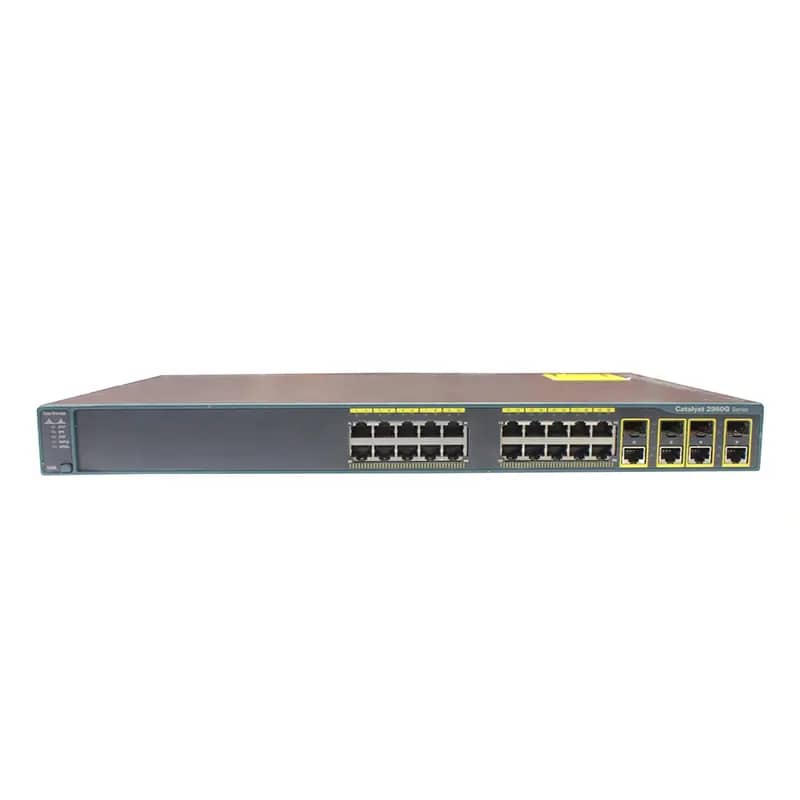 سوئیچ شبکه سیسکو 24 پورت مدل WS C2960G 24TC L