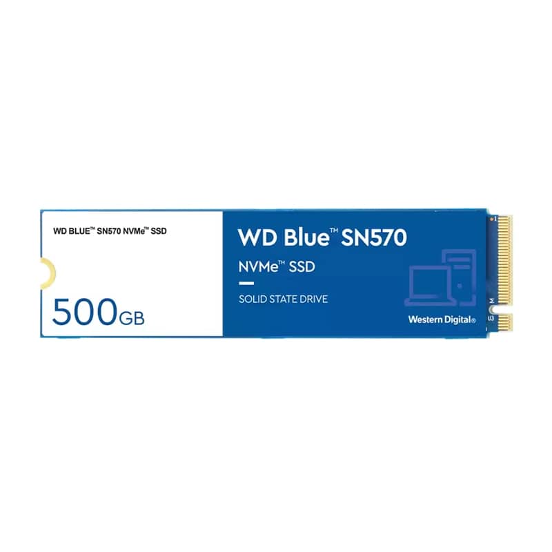 حافظه اس اس دی اینترنال وسترن دیجیتال مدل Blue SN570 ظرفیت 500 گیگابایت