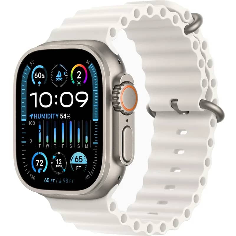 اپل واچ سری Ultra 2 Titanium Case Ocean Band 49mm