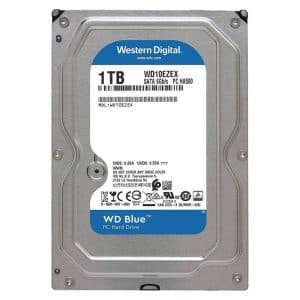 هارد دیسک اینترنال وسترن دیجیتال سری آبی مدل WD10EZEX ظرفیت 1 ترابایت