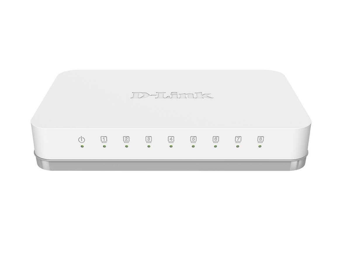 سوئیچ شبکه 8 پورت گیگابیتی و دسکتاپ دی لینک مدل DGS 1008A