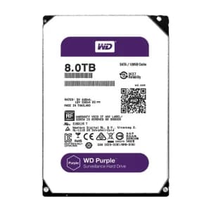 هارد دیسک اینترنال وسترن دیجیتال سری بنفش مدل WD80PURZ ظرفیت 8 ترابایت