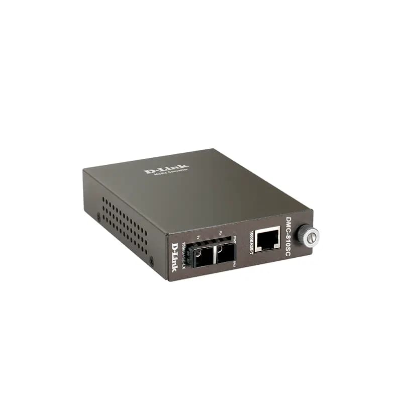 سوئیچ فیبر نوری به اترنت دی لینک مدل DMC 810SSC