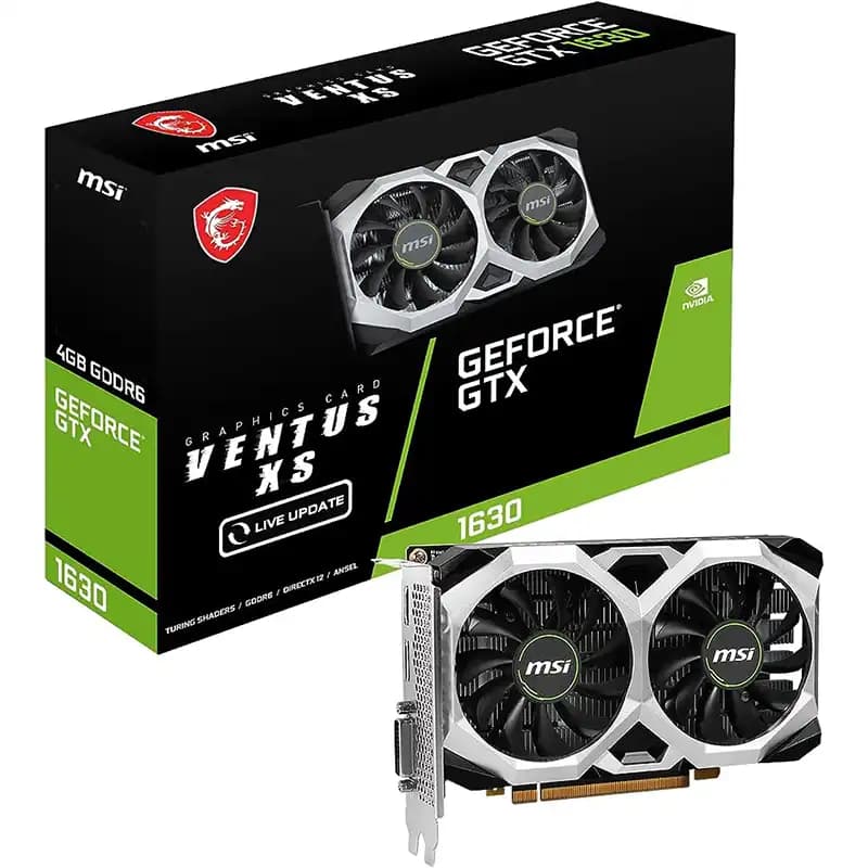 کارت گرافیک ام اس آی مدل MSI GTX 1650 VENTUS XS 4G OC 4GB