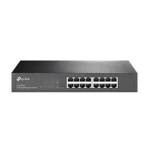 سوئیچ شبکه تی پی لینک Tp Link TL SF1016DS دسکتاپ رکمونت 16 پورت 10 100Mbps