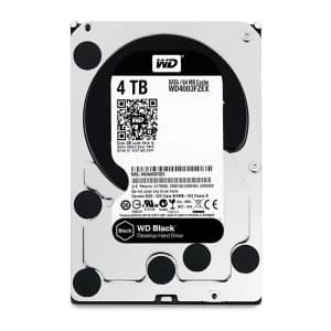 هارد دیسک اینترنال وسترن دیجیتال سری مشکی مدل WD4003FZEX ظرفیت 4 ترابایت