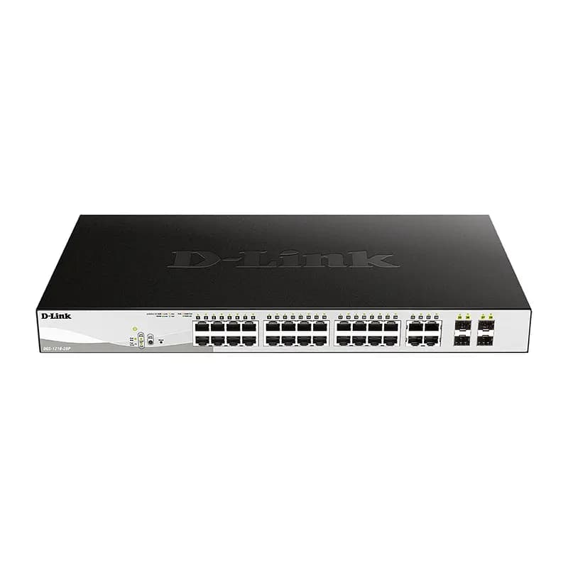سوئیچ 28 پورت گیگابیتی دی لینک مدل DGS 1210 28