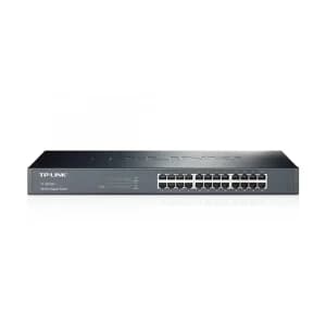 سوئیچ شبکه 24 پورت گیگابیتی و رکمونت تی پی لینک مدل TL SG1024