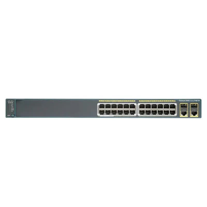 سوئیچ شبکه سیسکو 24 پورت مدل WS C2960X 24PD L