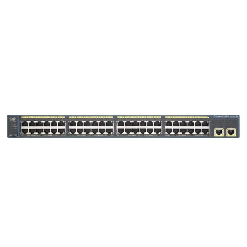 سوئیچ شبکه سیسکو 48 پورت مدل WS C2960X 48FPS L Poe