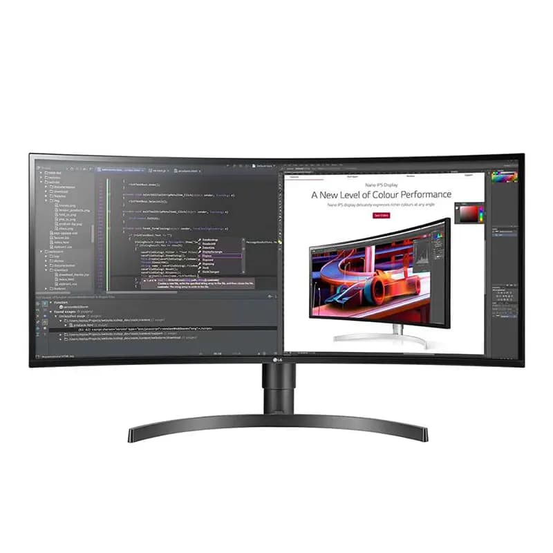 مانیتور مخصوص بازی ال جی مدل LG 35WN75 سایز 35 اینچ منحنی