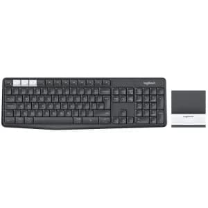کیبورد لاجیتک مدل KEYBOARD K375s به همراه پایه نگهدارنده موبایل و تبلت