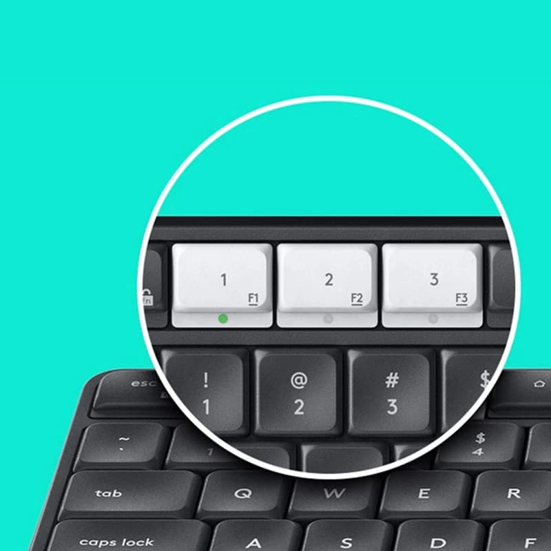 کیبورد لاجیتک مدل KEYBOARD K375s به همراه پایه نگهدارنده موبایل و تبلت