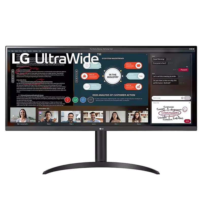 مانیتور مخصوص بازی ال جی مدل LG 34wp550 سایز 34 اینچ