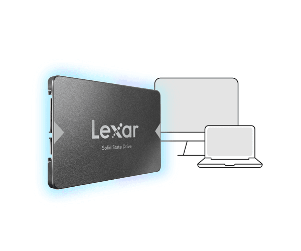 حافظه اس اس دی لکسار مدل Lexar NS100 SSD Drive ظرفیت 512گیگابایت