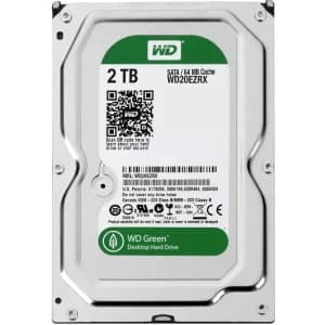 هارد دیسک اینترنال وسترن دیجیتال سری سبز مدل WD20EZRX ظرفیت 2 ترابایت
