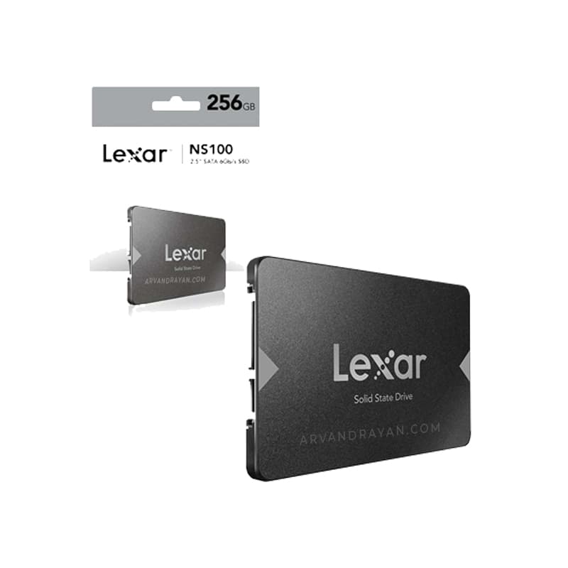 حافظه اس اس دی لکسار مدل Lexar NS100 SSD Drive ظرفیت 256 گیگابایت