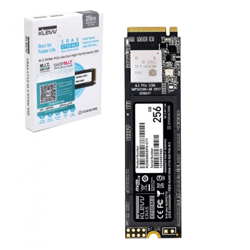 حافظه اس اس دی مدل اینترنال کلو CRAS C710 ظرفیت 256 گیگابایت