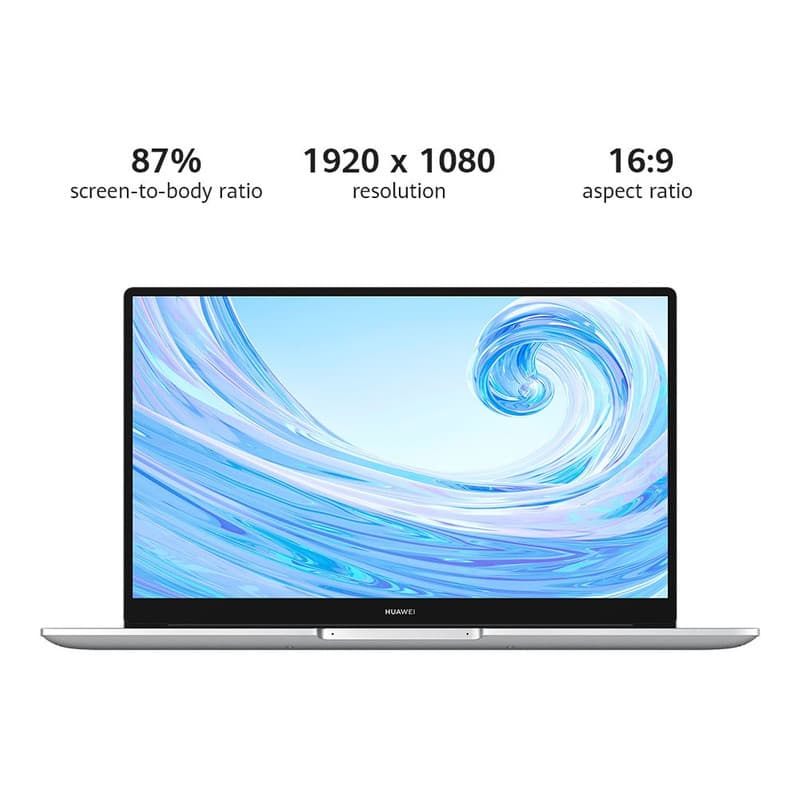 لپ تاپ 15.6 اینچی هوآوی مدل HUAWEI MateBook D15 i5 8GB 512GB SSD Intel UHD Graphics