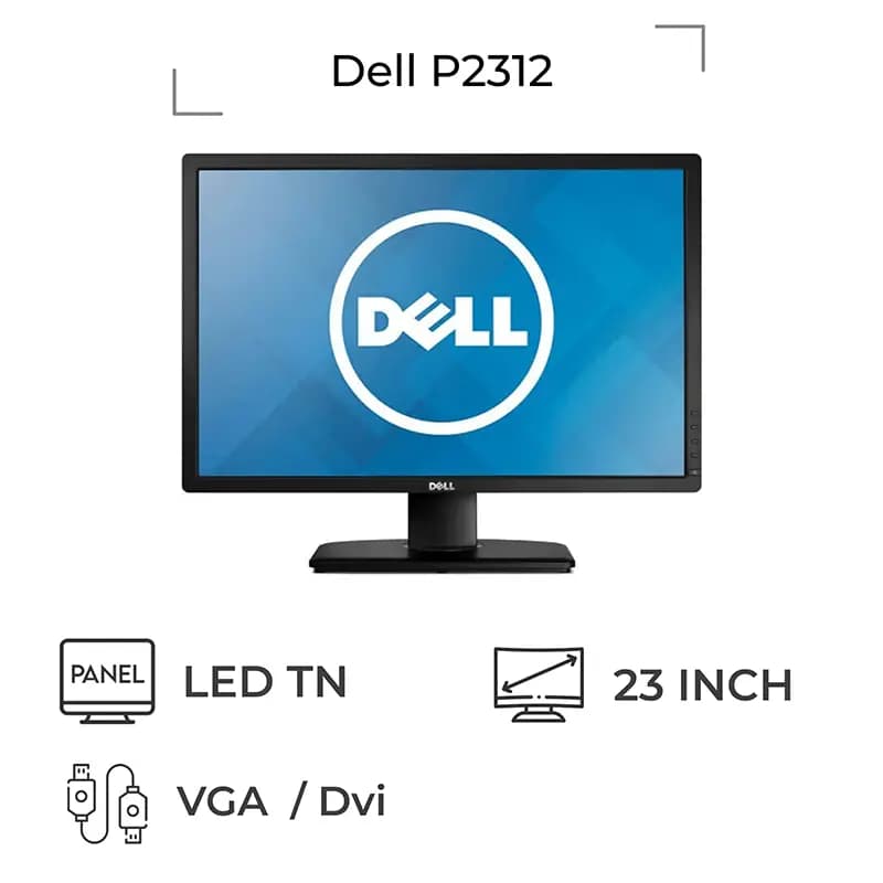 مانیتور 22 اینچی دل مدل DELL 2312HD _ استوک