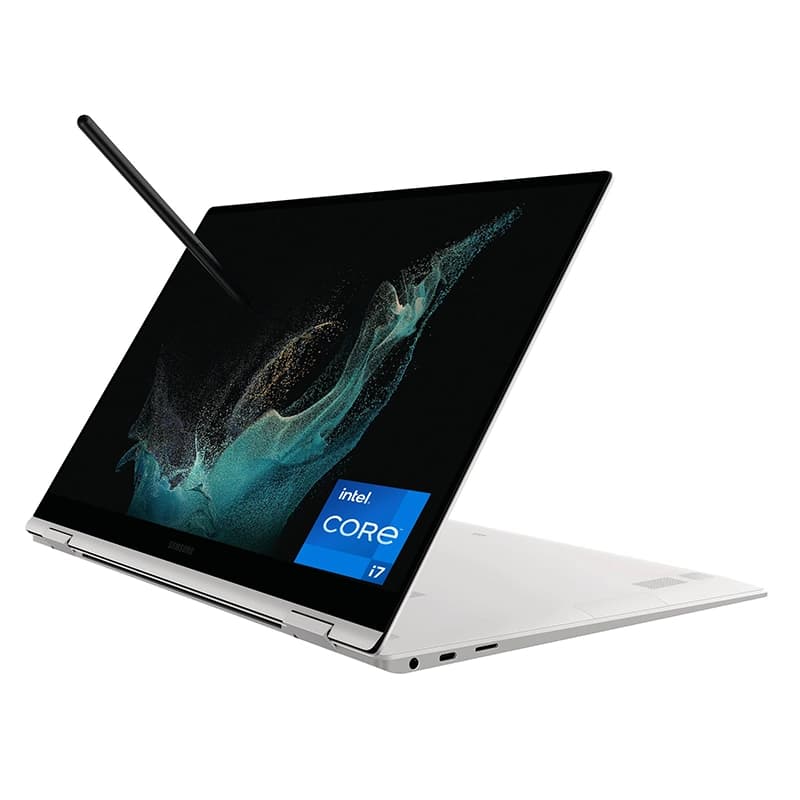 لپ تاپ 15.6 اینچی سامسونگ مدل Galaxy Book 2 PRO X360 i7 16GB 1TB SSD Iris Xe