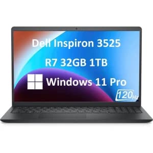 لپ تاپ 15.6 اینچی دل مدل  Inspiron 15 R7 16GB 1TB SSD Intel