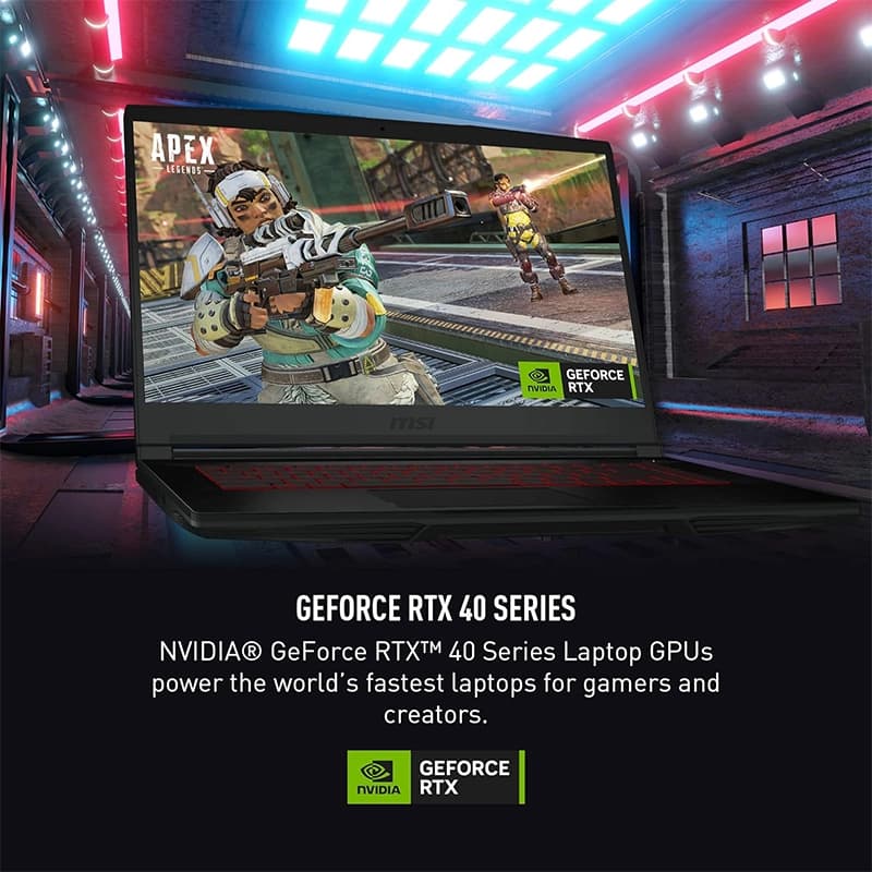 لپ تاپ 15.6 اینچی ام اس آی مدل GF63 i7 16GB 512GB SSD 4GB RTX3050