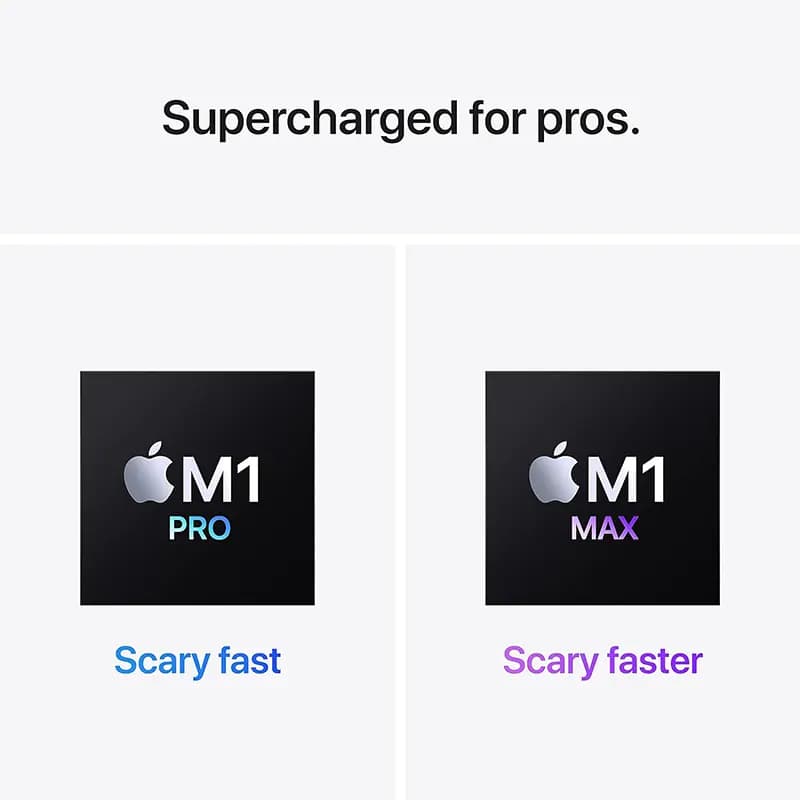 لپ تاپ 16 اینچی اپل مدل MacBook Pro M1 Max Chip 2021 64GB 4TB SSD