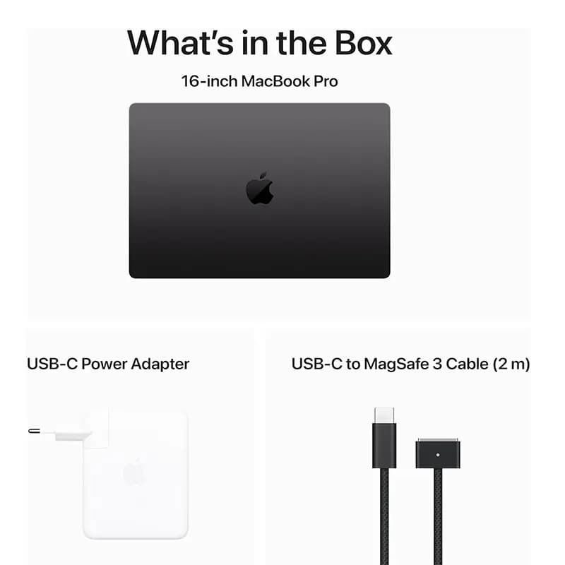 لپ تاپ 16 اینچی اپل مدل MacBook Pro M3 Max Chip 2023 64GB 2TB SSD