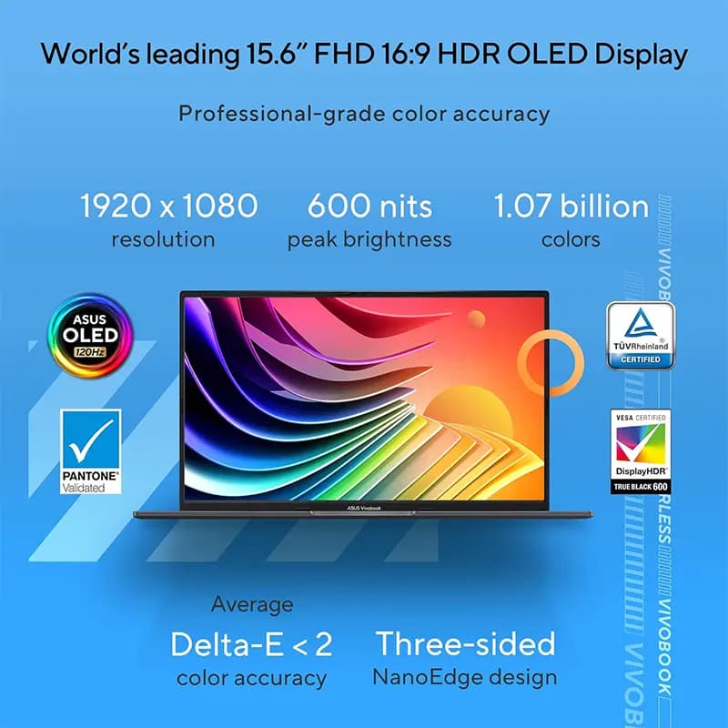 لپ تاپ 15.6 اینچی ایسوس مدل VivoBook X1505ZA i5 16GB 512GB SSD Iris Xe