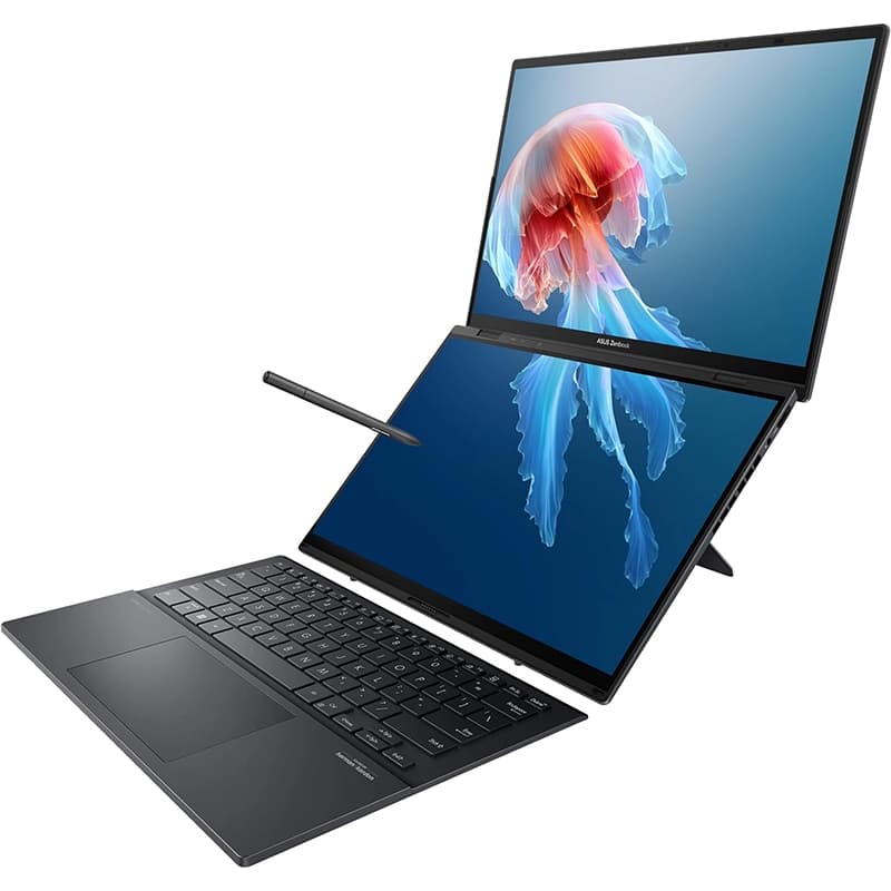 لپ تاپ 14 اینچی ایسوس مدل Zenbook Duo UX8406MA Ultra 9 32GB 2TB SSD Intel Arc