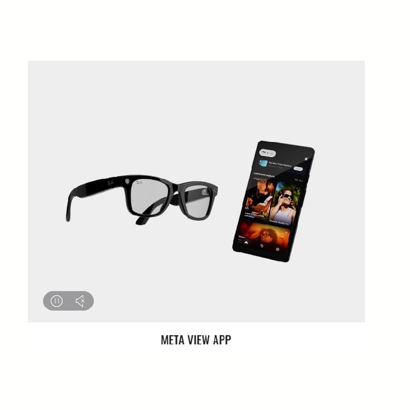 عینک  هوشمند ری بن متا مدل WAYFARER RW4006