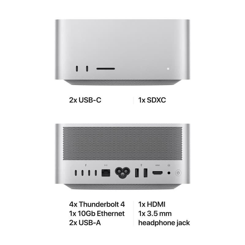 مک استودیو اپل مدل MQH63 ۲۰۲۳ M2 Ultra 64GB 1TB
