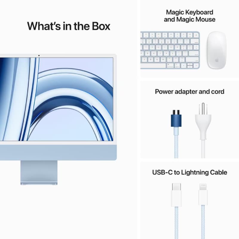 کامپیوتر آل این وان اپل 24 اینچی مدل iMac CTO M3 24GB 2TB SSD