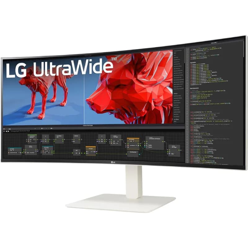 مانیتور منحنی ال جی مدل LG 38WR85QC-W سایز 38 اینچ
