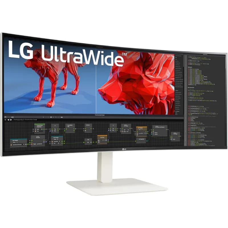 مانیتور منحنی ال جی مدل LG 38WR85QC-W سایز 38 اینچ