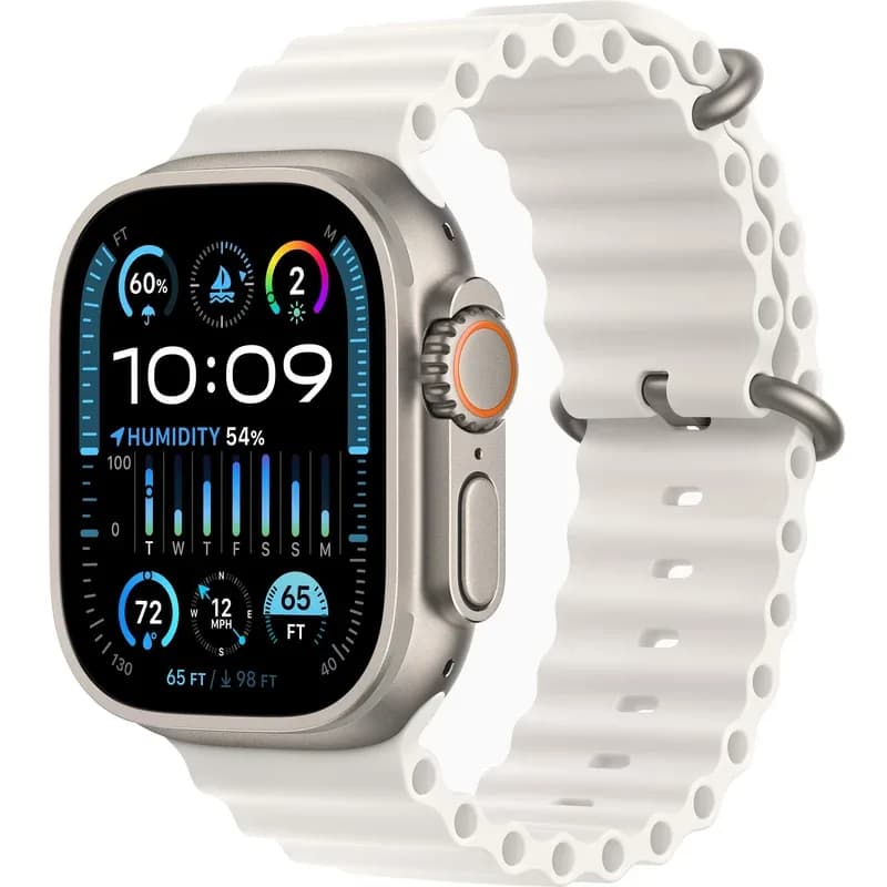 اپل واچ سری Ultra 2 Titanium Case Ocean Band 49mm