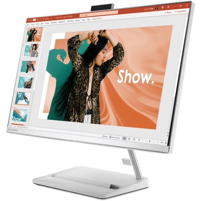 کامپیوتر آل این وان لنوو 27 اینچی مدل Lenovo IdeaCenter AIO 3 27IAP7 i7 16GB 1TB SSD 4GB MX550