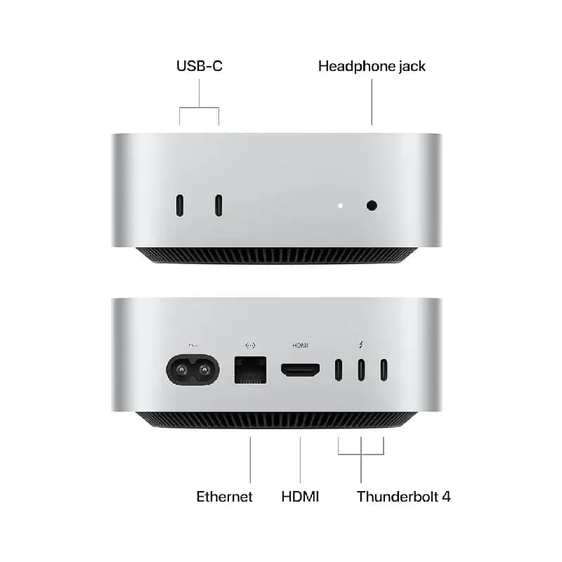 کامپیوتر اپل مک مینی مدل Mac Mini M4 2024 MU9D3 16GB 256GB SSD