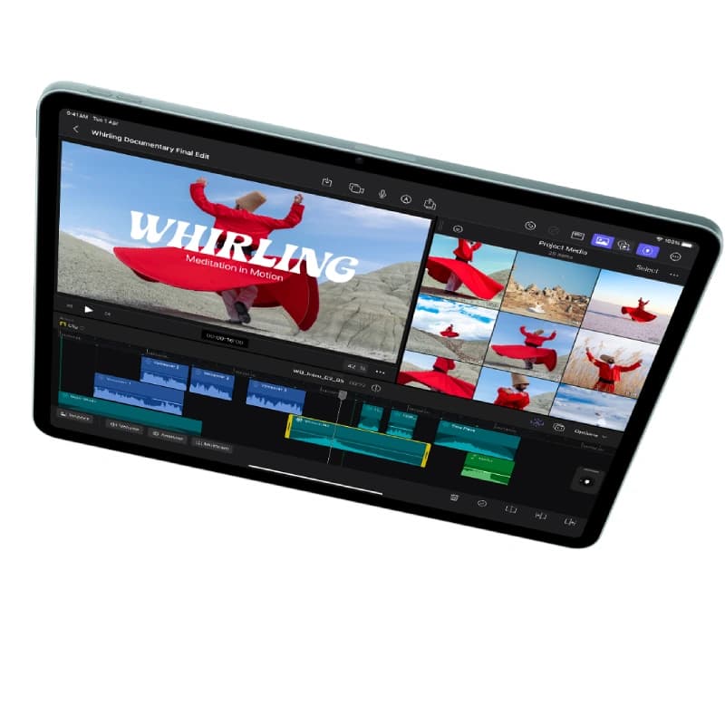 تبلت 11 اینچی اپل مدل iPad Air 6th 2024 M2 Wi-Fi ظرفیت 256 گیگابایت و رم 8 گیگابایت