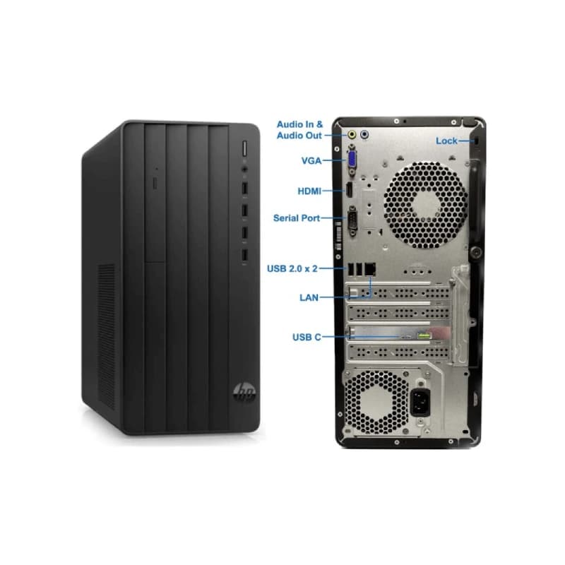کیس کامپیوتر اچ پی مدل HP Pro Tower 290 G9 i5 8GB 256GB SSD Intel UHD