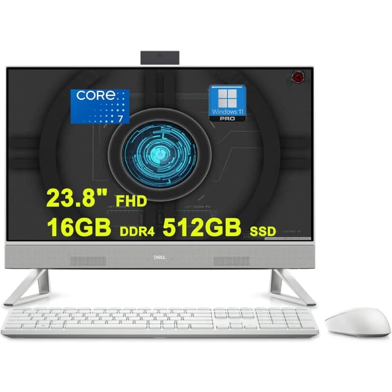 کامپیوتر آل این وان دل 23.8 اینچی مدل Dell Inspiron 5430 24 Intel Core7 16GB RAM 512GB SSD Intel Iris Xe Graphic