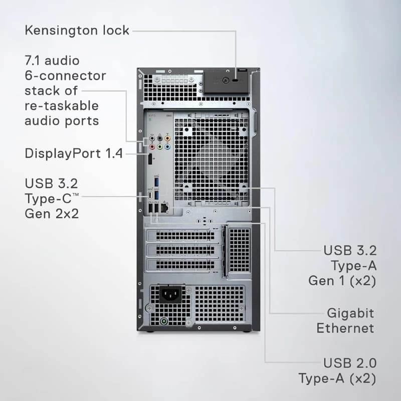 کامپیوتر دسکتاپ دل مدل XPS 8960 i7 16GB 1TB SSD 8GB RTX4060