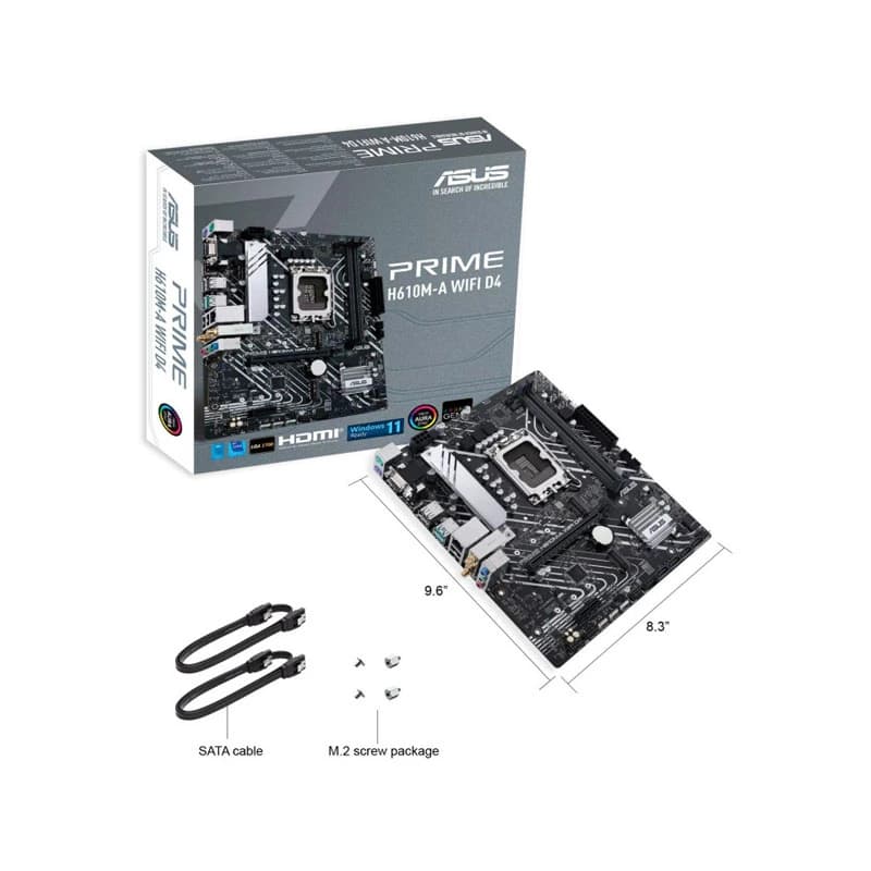 مادربرد ایسوس مدل Prime H610M-A WIFI DDR4