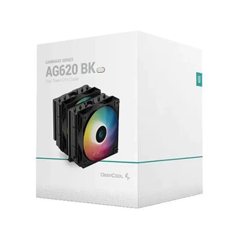 خنک کننده پردازنده دیپ کول مدل AG620 BK ARGB