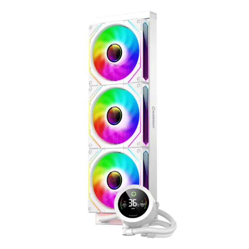 خنک کننده پردازنده مایع گیممکس مدل IceBurg 360 Digital WH