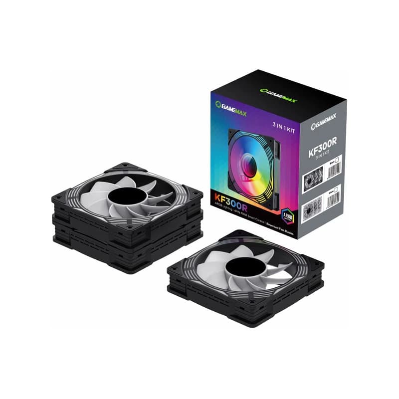 فن کیس گیم مکس مدل KF300R BK