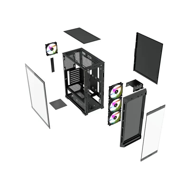 کیس کامپیوتر لاجی کی مدل LK-C375B