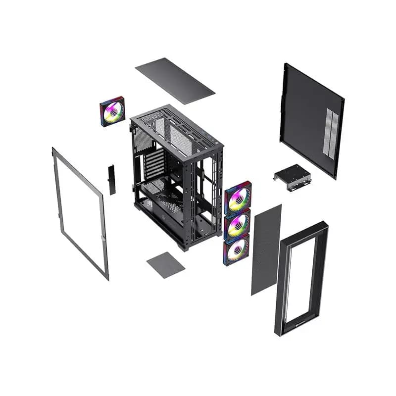 کیس کامپیوتر لاجی کی مدل LK-C504B