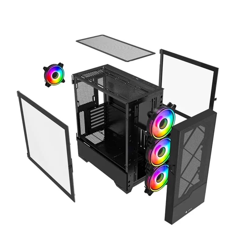 کیس کامپیوتر لاجی کی مدل LK-C554B